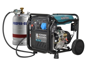 Generator de curent 8.5 kW inverter - HIBRID (GPL + benzina) - Konner & Sohnen - KS-8100iEG-1/3