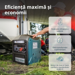 Generator de curent continuu DC 24-27V, 1.6 kW, max. 60A - benzina - Konner & Sohnen - KS-24VS-DC - Img 7