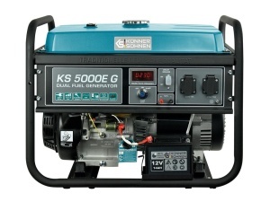 Generator pe gaz/benzina "Könner & Söhnen" KS 5000E G - Img 2