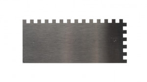 Gletiera dintata cu maner plastic 28cm, 10x10mm - RUBI-25906 - Img 4