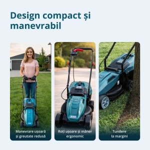 Mașină de tuns iarba electrică KS 32LM12-BL - Img 8