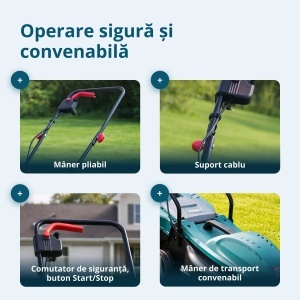 Mașină de tuns iarba electrică KS 32LM12 - Img 9
