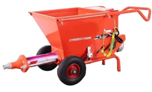 Masina multifunctionala de tencuit, gletuit, izolatii, debit max. 0-30 L/min, 2.2kW Monofazata, 30 bar, cuva 50L, WolfPack - WP-MFS30 - Img 3