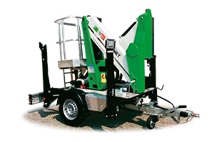 Nacela remorcabila cu brat telescopic COMET XTrailer 12 H lucru 12m L laterala 4.5m Sarcina 200KG