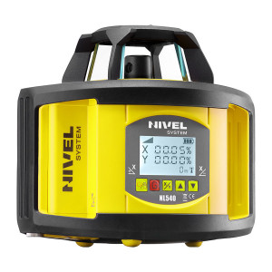 Nivelă laser rotativă cu fascicul roșu (2 planuri, pantă digitală), cu afisare digitala - NL540R Digital - Nivel System - Img 3