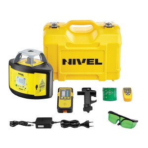 Nivelă laser rotativă cu fascicul verde (2 planuri, pantă digitală), NL540G - Nivel System - Img 3