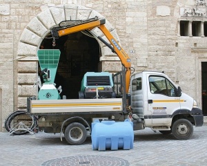 Pompa de sapa Imer MOVER 190 E B EVO 230V 2.2 Kw cu bena de incarcare (include furtunuril) - Img 5