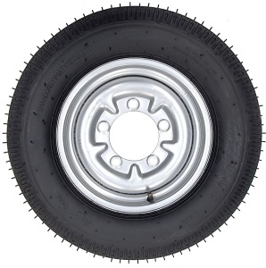 ProGARDEN Set roti complete 5.00-12, 5 prezoane, profil rutier, RIM3.00B