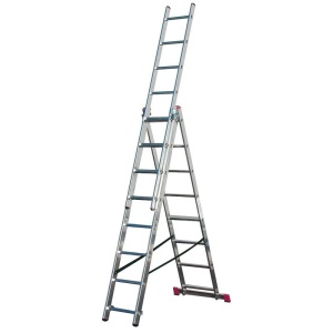 Scara multifunctionala din aluminiu Corda, 3x10 trepte - Img 6
