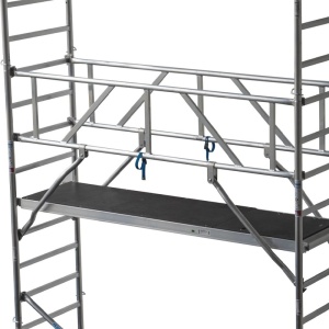 Schela mobila Stabilo S10 0,75 x 2m, aluminiu, inaltime lucru 5,4m - Img 2