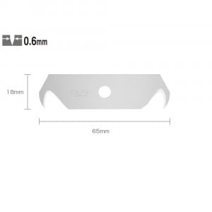 Set HOB-2/5 - lame japoneze tip cioc. 5 bucati. Olfa - Img 1