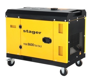 Stager YDE8600TA-TA3 Generator insonorizat 7.5kVA, 3000rpm, dual, diesel, pornire electrica - Img 2