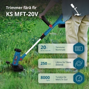 Trimmer Multifuncțional Fără Fir KS MFT-20V - Img 2