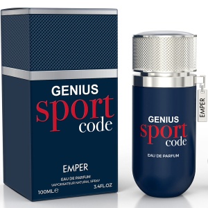 Genius Sport Code, apa de parfum, 100ml, barbatesc - Img 2