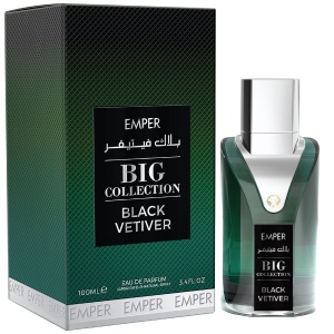 Big Collection – Black Vetiver, apa de parfum, 100ml, barbatesc - Img 2