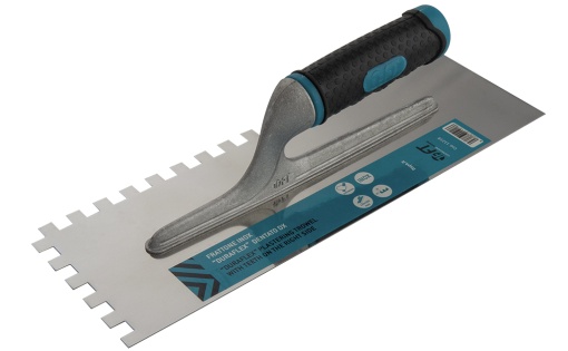 Gletiera din inox cu dinti Duraflex 12x36 cm