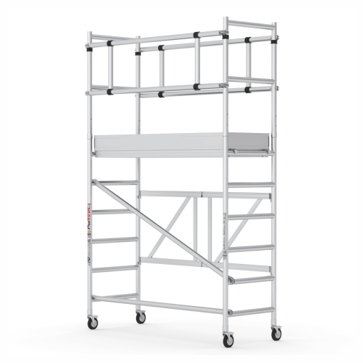 Bisonte ProTUBE F180 Schela mobila profesionala din aluminiu H lucru 3,6m