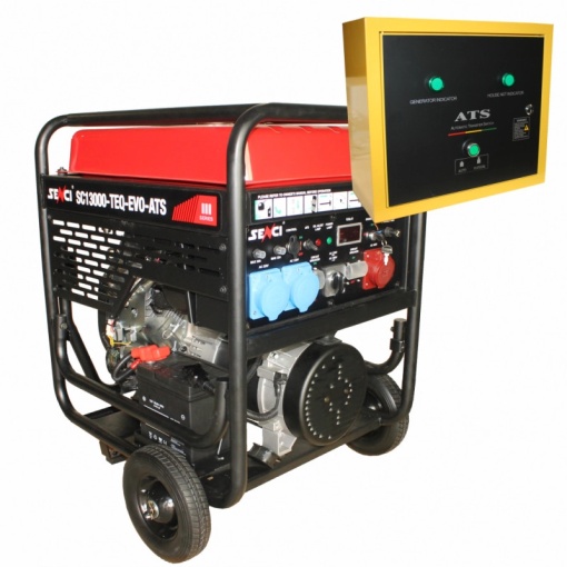 Generator de curent SENCI SC13000TEQ-EVO-ATS putere maxima 11 kW 230/400V ATS inclus