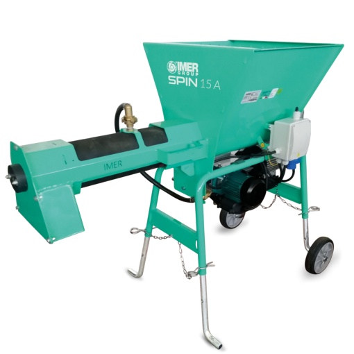 Malaxor continuu cu camera de malaxare din elastomer, IMER SPIN 15A Z-Clean 230V 1,4 KW