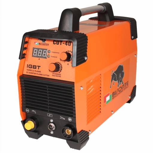 Bisonte Aparat de tăiere cu plasmă CUT-40, 10-40 A, 230V, grosime tăiere 1-10 mm