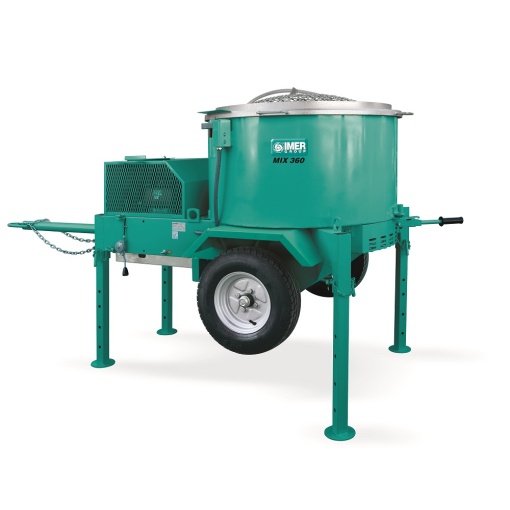 Malaxor materiale de constructii tractabil IMER MIX360 R NEW l 400V 3kW