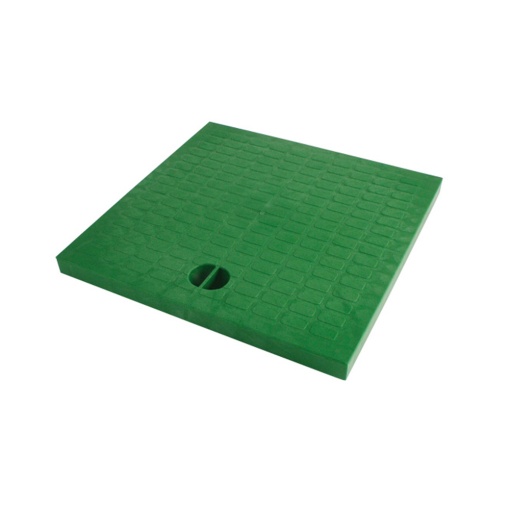 Capac de canal verde 40x40 cm