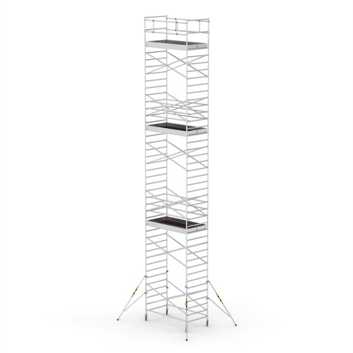 Bisonte ProTUBE L14 Schela mobila profesionala din aluminiu H lucru 13,8m