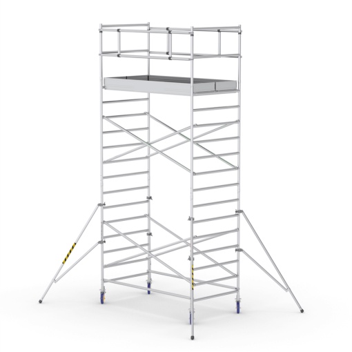 Bisonte ProTUBE L6 Schela mobila profesionala din aluminiu H lucru 6,2m