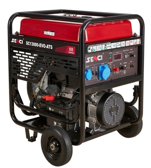 Generator de curent SENCI SC13000-EVO putere maxima 11 kW 230V pornire electrica