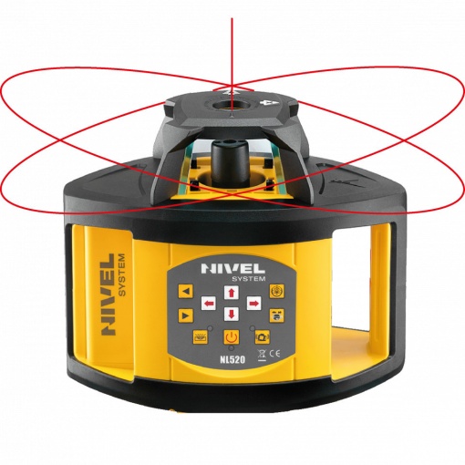 Nivela laser rotativa Nivel System NL520 stadie LS24 trepied SJJ32