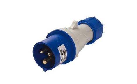 Stecher IP44 220V CEE A 32 A 2P+T 3 pini