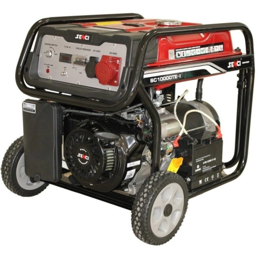 Generator de curent trifazat SENCI SC10000TE TOP putere maxima 8,5 kW/400V