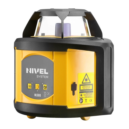 Nivela laser rotativa Nivel System NL500 cu fascicul rosu cu trepied SJJ1 si stadie