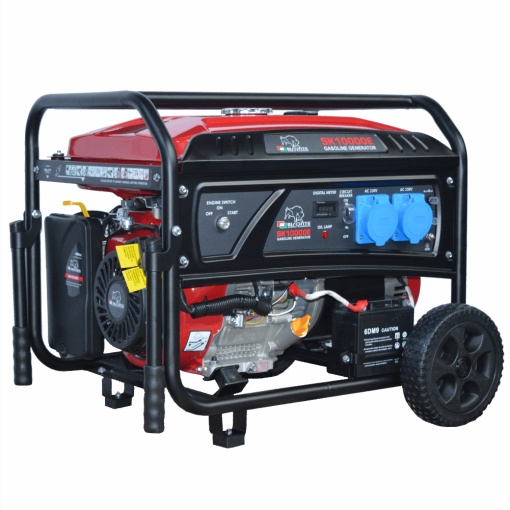 Bisonte Generator curent SK10000E, Putere max. 8 kW, 230V, AVR, motor benzina