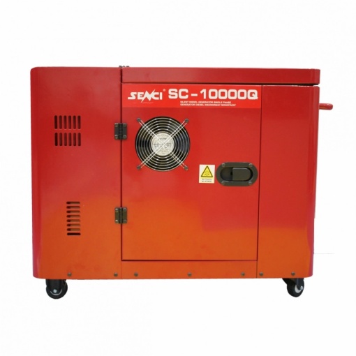 Generator monofazat insonorizat SENCI SC10000Q putere maxima 8 KW 230V motor Diesel FARA ATS