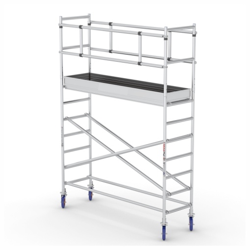 Bisonte ProTUBE S4 Schela mobila profesionala din aluminiu H lucru 4,1m
