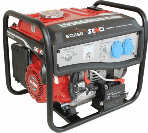 Generator de curent SENCI SC1250E-LITE putere maxima 1,0 kW 230V pornire electrica