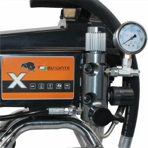Bisonte PAZ-24X Pompa airless cu piston, debit 2,4 l/min., motor 1300W - Img 4