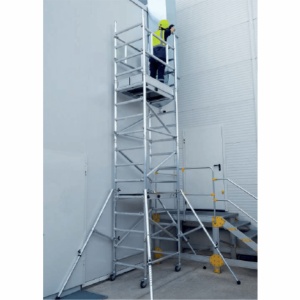 Bisonte ProTUBE Mini 7 Schela mobila profesionala din aluminiu H lucru 6,8 m - Img 1