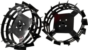 Roată metalică 4.00-8 fără tub hexagonal