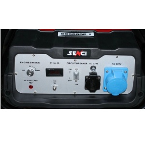 Generator de curent SENCI SC5000E TOP putere maxima 4,5 kW 230V pornire electrica si roti - Img 3