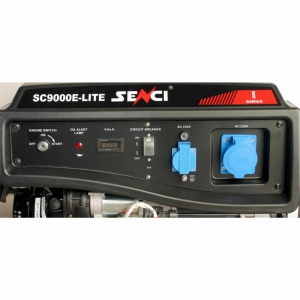 Generator de curent SENCI SC9000E-LITE putere maxima 7,5 KW 230V pornire electrica si roti - Img 2