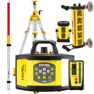 Nivela laser rotativa Nivel System NL520 Digital stadie LS24 trepied SJJ32 sistem MC1D - Img 1