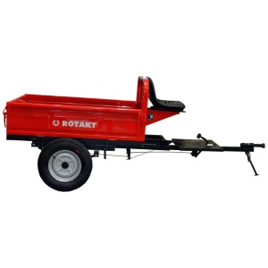 Remorca motocultor Rotakt REM500, capacitate maxim 500 kg, basculabila - Img 5