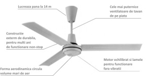 Ventilator destratificator MASTER E48202 - Img 3