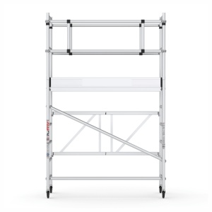 Bisonte ProTUBE F180 Schela mobila profesionala din aluminiu H lucru 3,6m - Img 2