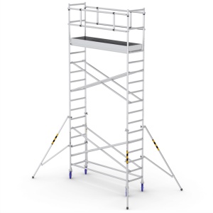 Bisonte ProTUBE S6 Schela mobila profesionala din aluminiu H lucru 6,2m