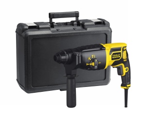 Ciocan rotopercutor Stanley FatMax SDS-Plus, 750 W, 1050 RPM, 26 mm, Geanta transport, Acesorii - Img 3