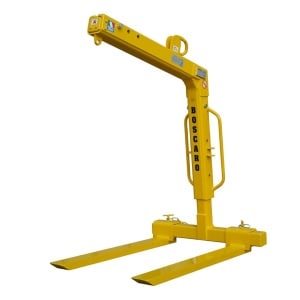 Furca pentru macara Boscaro înălțime reglabila și echilibrare automata 2000 KG