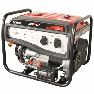 Generator de curent SENCI SC3500E-LITE putere maxima 3.0 kW 230V pornire electrica - Img 1